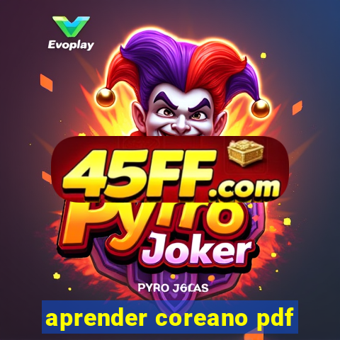 aprender coreano pdf